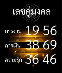 ความหมายคู่เลขมงคล